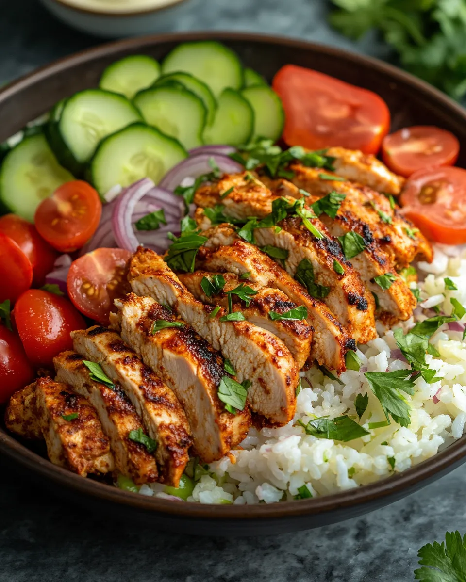 Irresistible Chicken Shawarma Crispy Rice Salad – A Bold Flavor Bomb