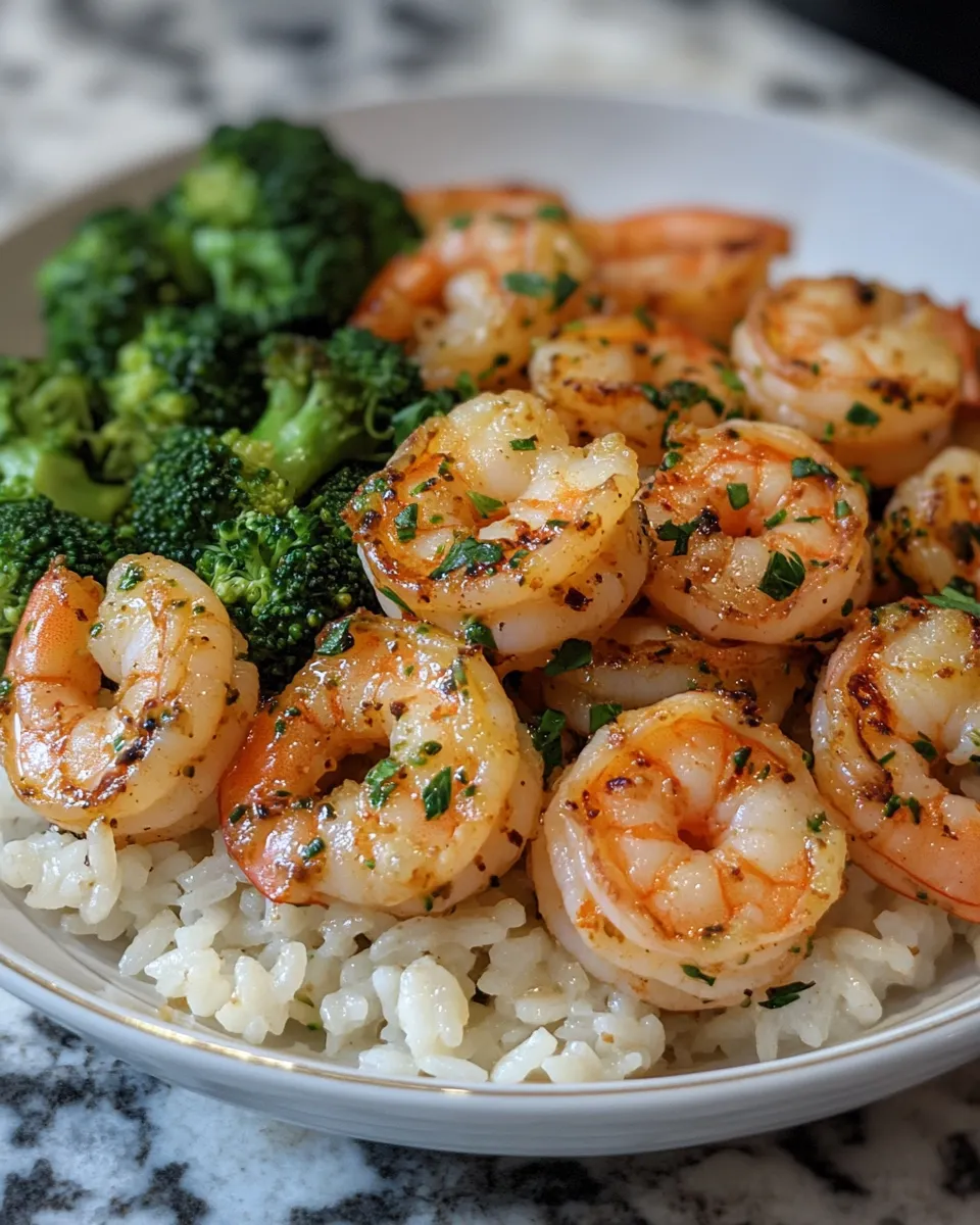 Irresistible Garlic Butter Shrimp and Broccoli Rice Dinner Tonight