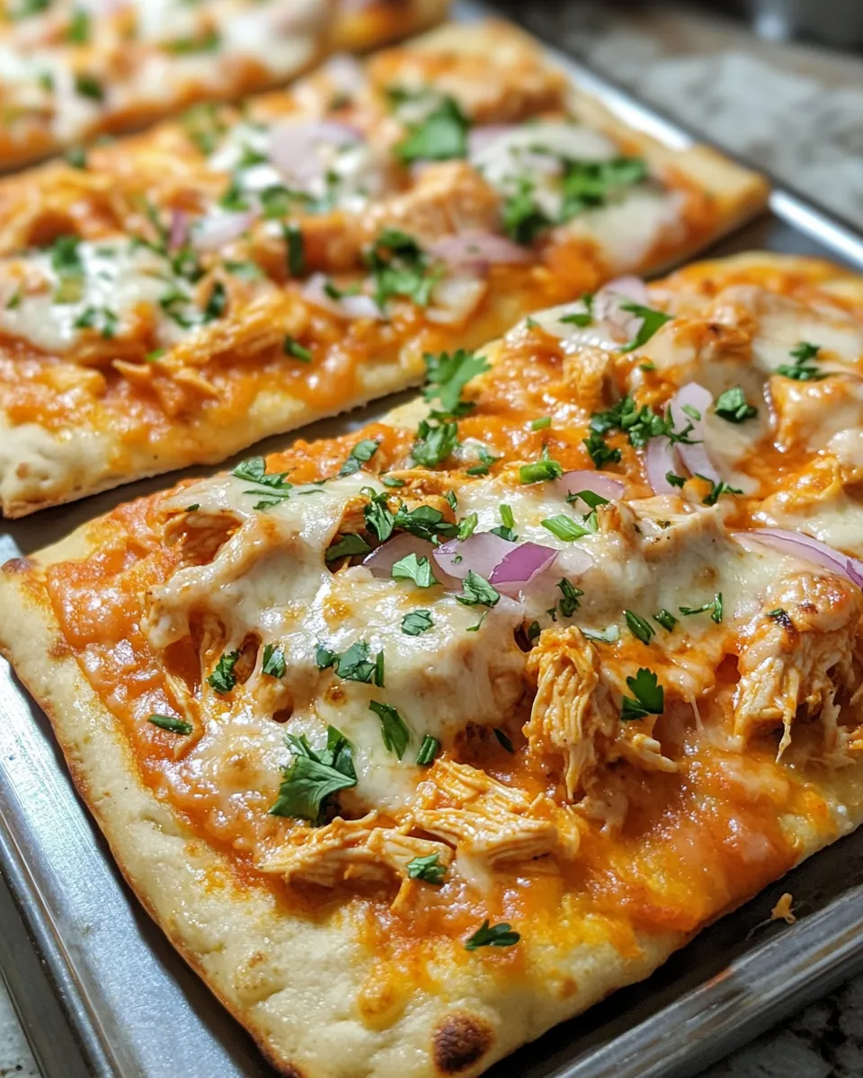 Irresistible Buffalo Chicken Flatbread Everyone Is Obsessed With