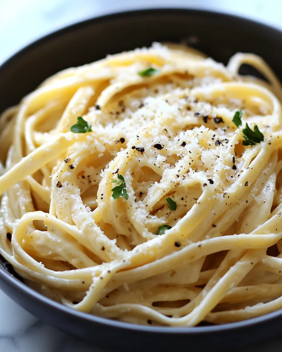 Irresistible One Pot Creamy Garlic Pasta Made in Minutes