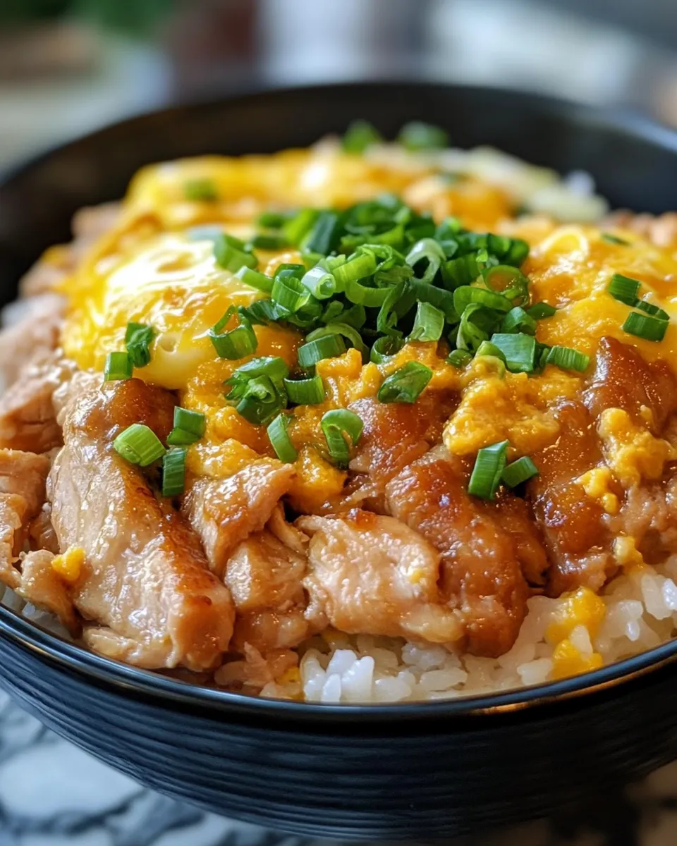 Savory Japanese Oyakodon: Umami Soul Food