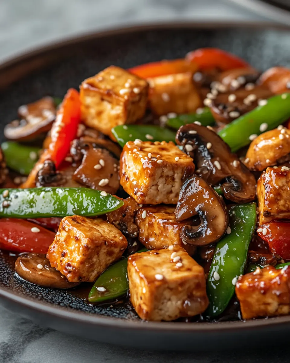 Healthy Mushroom and Tofu Stir Fry Done Right