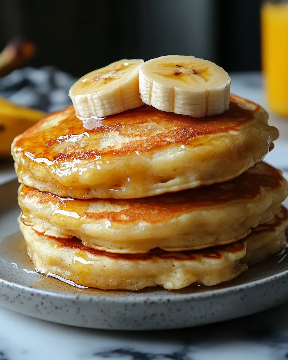 Fluffy 3 Ingredient Banana Pancakes Morning Win