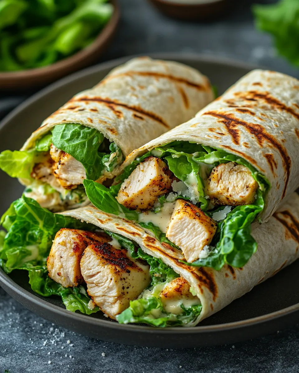 Irresistible Chicken Caesar Wraps You’ll Crave Daily