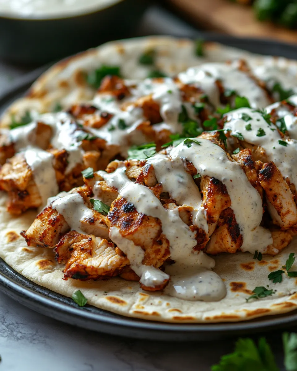 Craveworthy Chicken Shawarma with Creamy Garlic Sauce