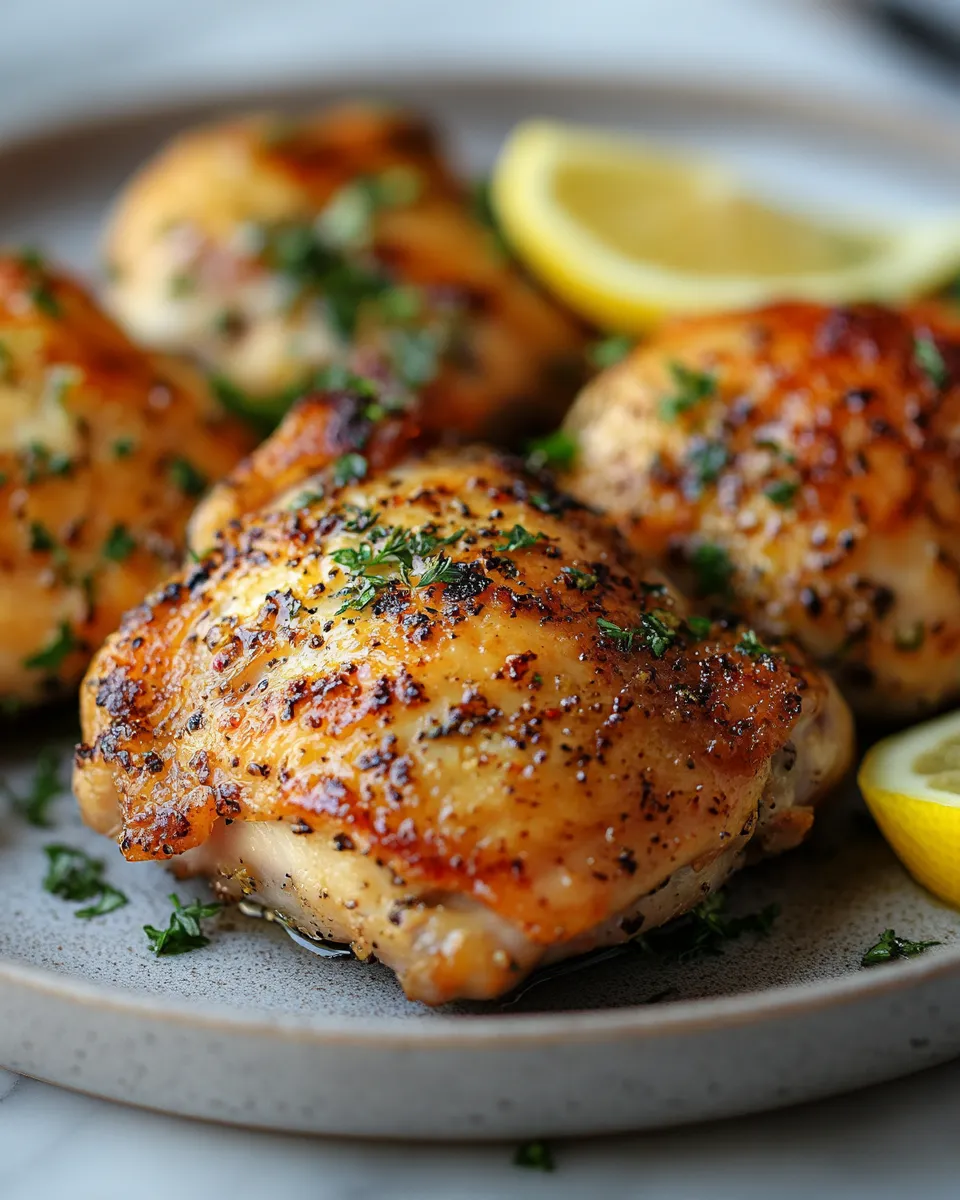 Addictive Lemon Pepper Chicken Thighs Can’t Get Enough