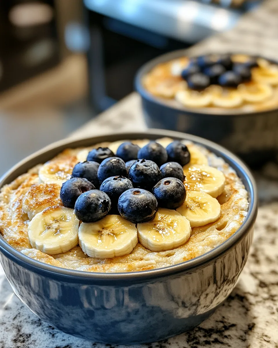 Obsessed Baked Protein Pancake Bowls Meal Prep
