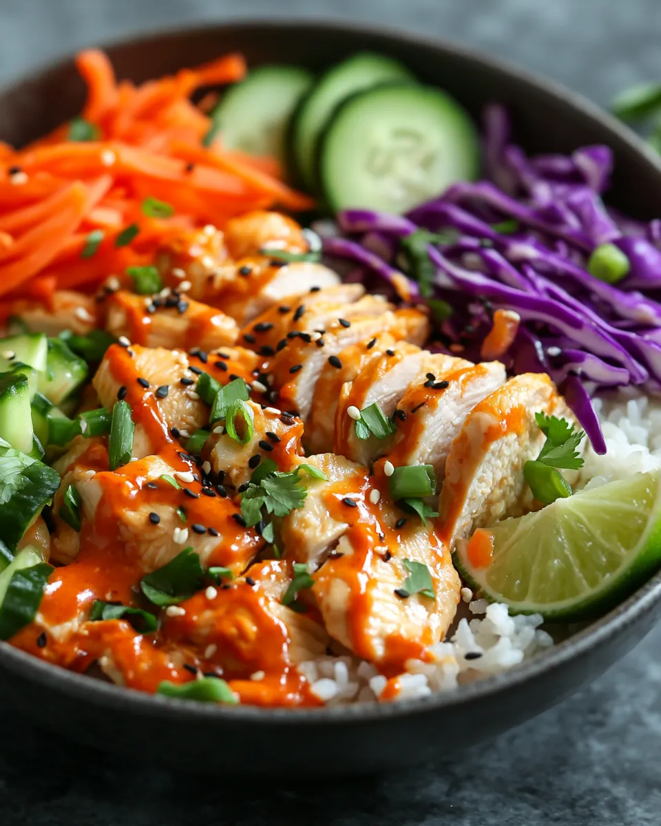 Easy Coconut Chicken Rice Bowl Healthy Meal Prep