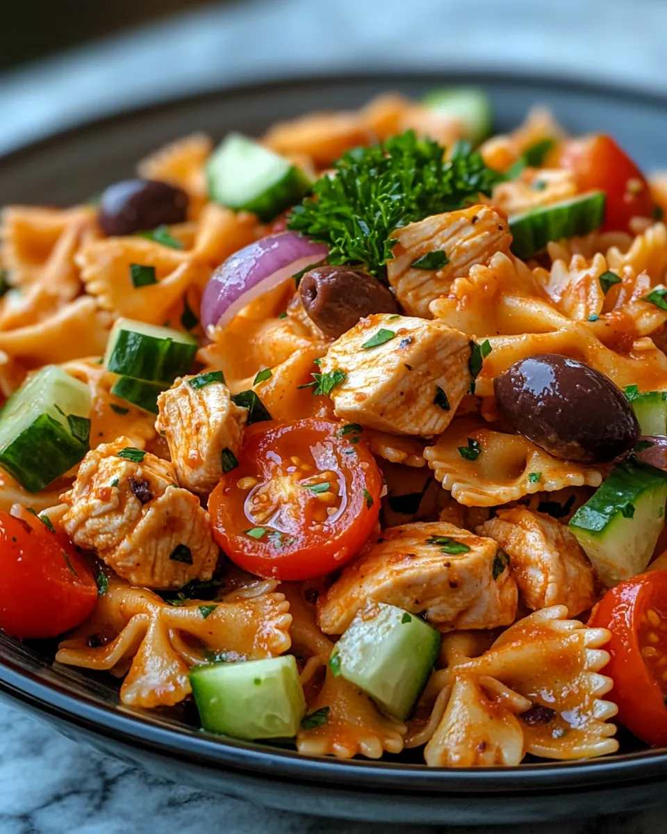 Easy Italian Bow Tie Pasta Salad Perfect for Sharing