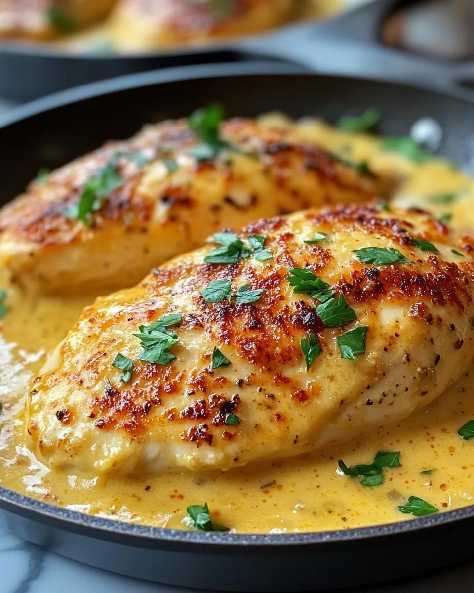 Delicious Creamy Pepperoncini Chicken Skillet Restaurant Worthy Taste