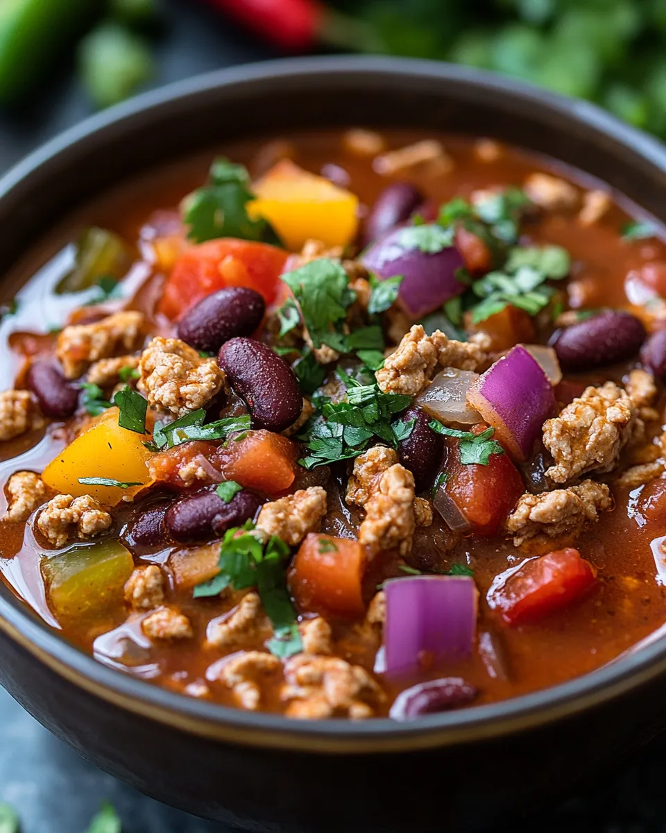 Irresistible Healthy Turkey Chili Cozy Weeknight Comfort