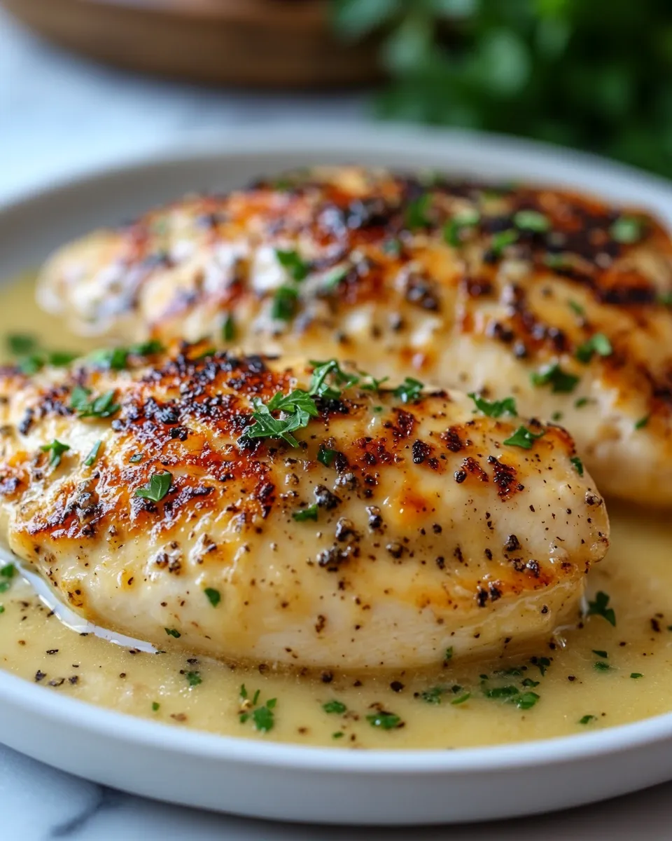Heavenly Creamy Garlic Chicken Silky Sauce Sensation