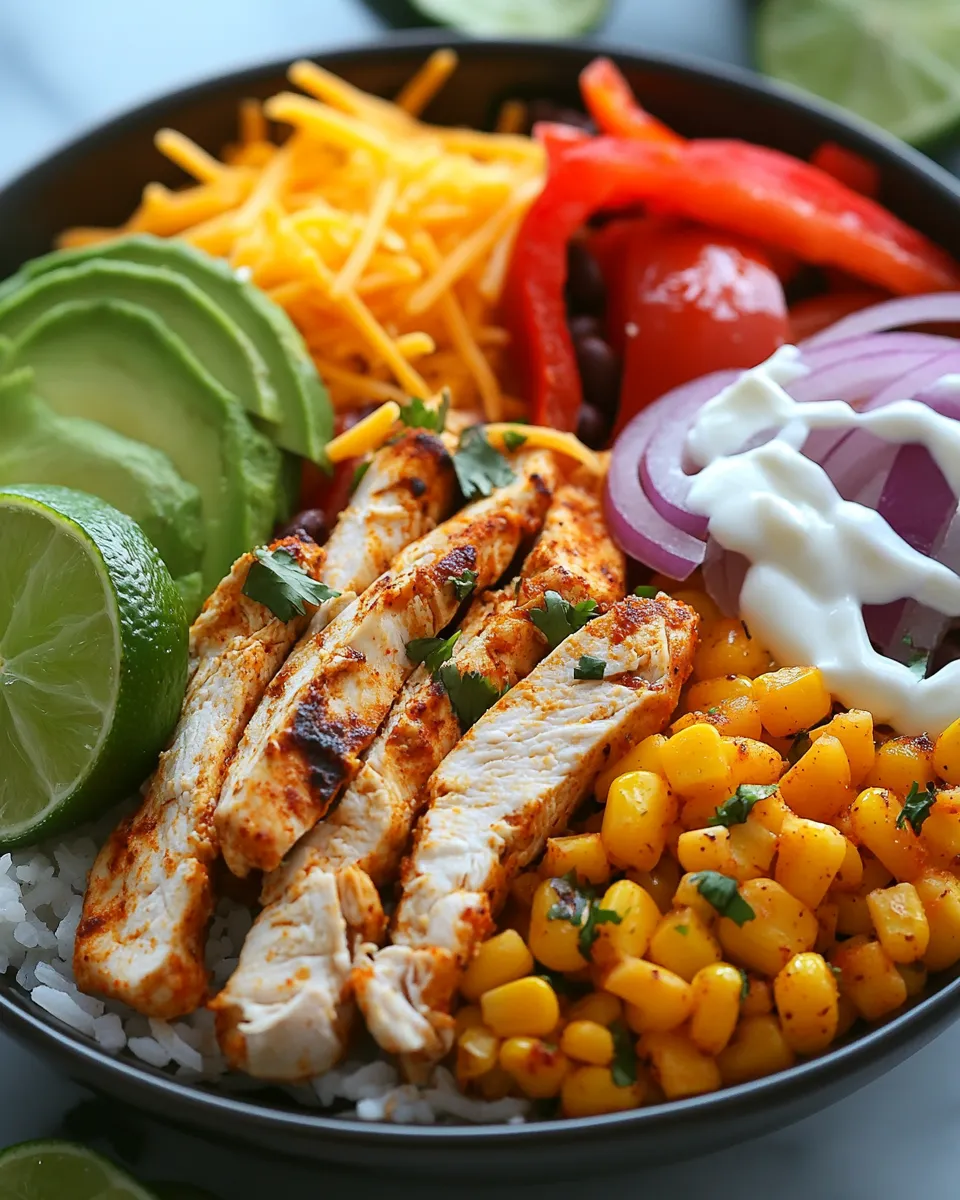 Easy Chicken Fajita Meal Prep Bowls Busy Weeknight Saver