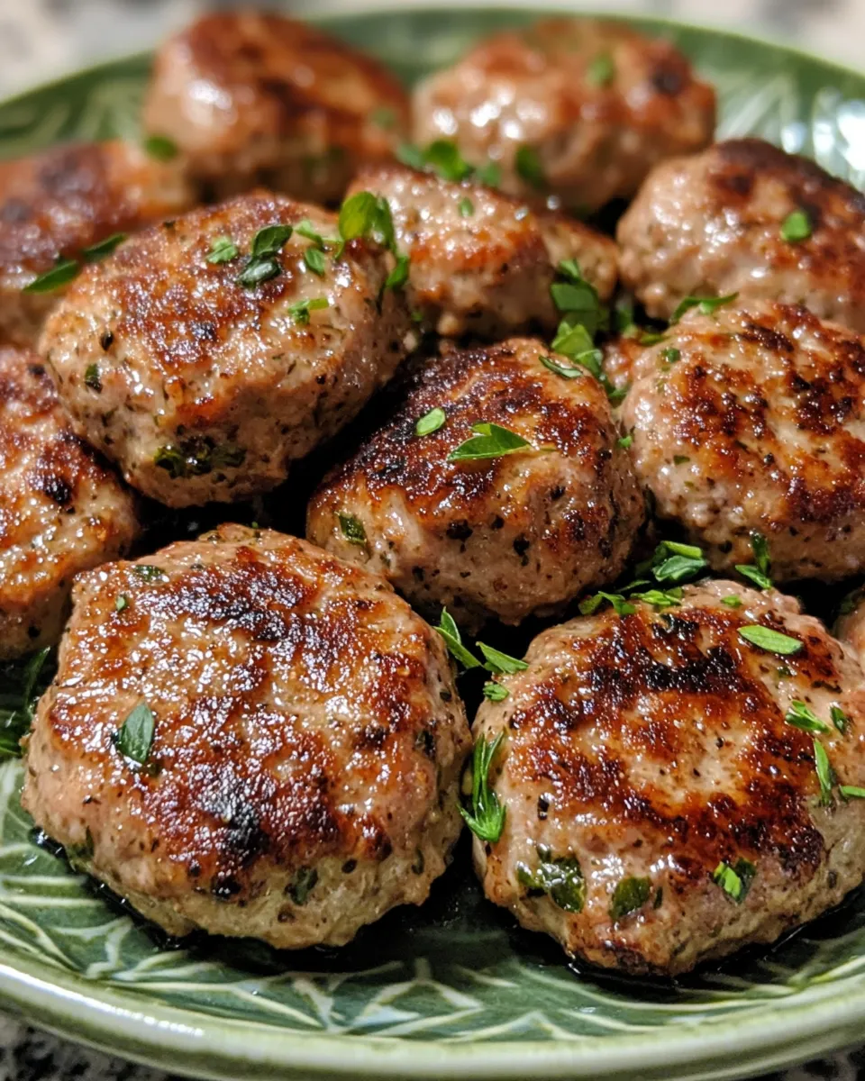Incredible Turkey Breakfast Sausage Patties