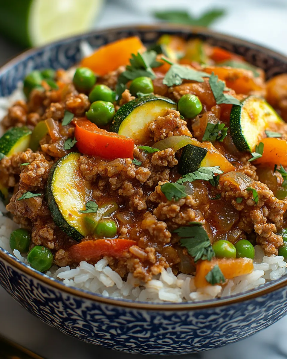 Savory Turkey Combo Rice Comfort Bowl Vibes