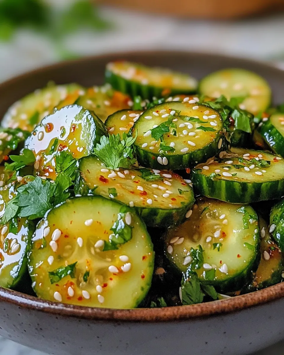 Fresh Fire Spicy Cucumber Salad: A Cooling Bite with a Bold Kick