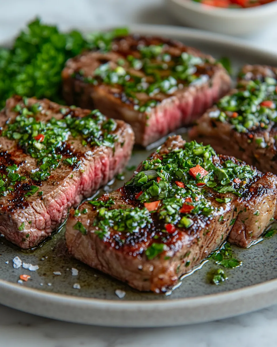 Mouthwatering Chimichurri Steak Steakhouse Style Magic