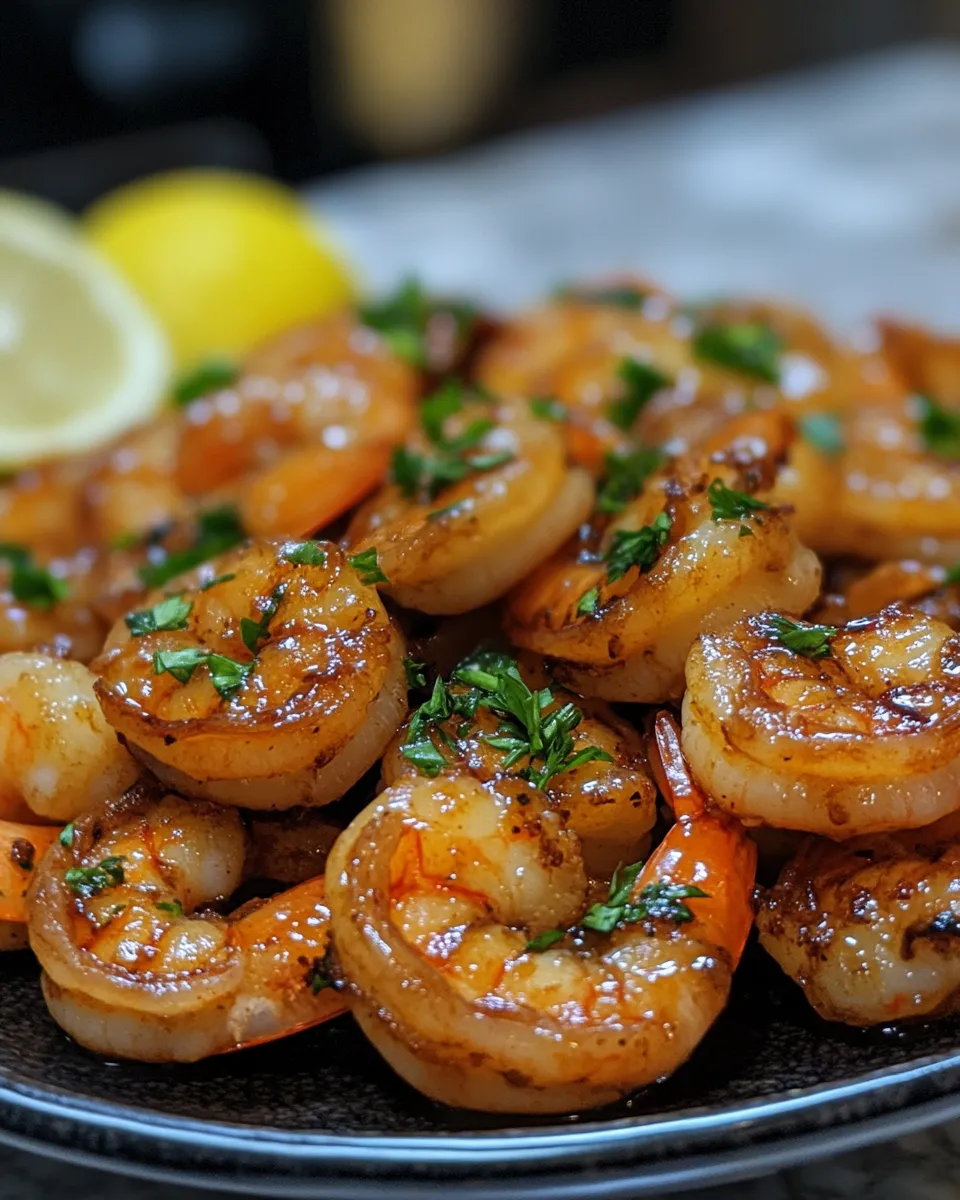 Irresistible High-Protein Honey Garlic Shrimp
