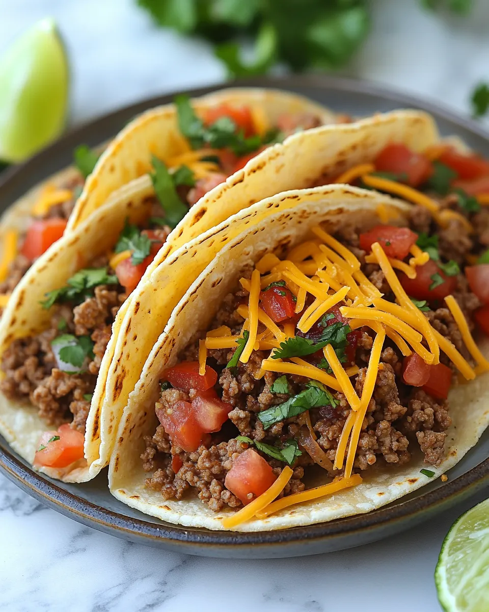 Easy Beef Tacos 30 Minute Wonder