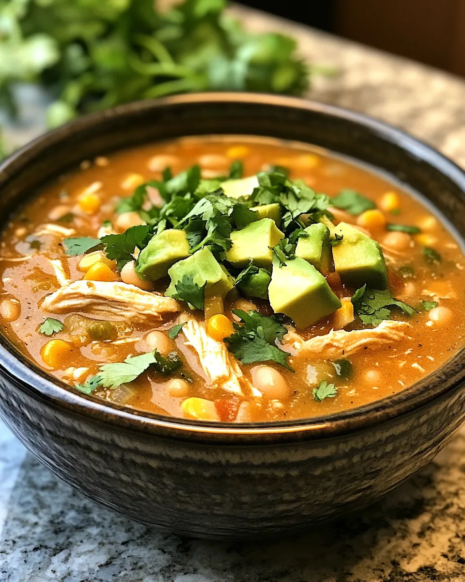Heavenly White Bean Chicken Chili Crockpot