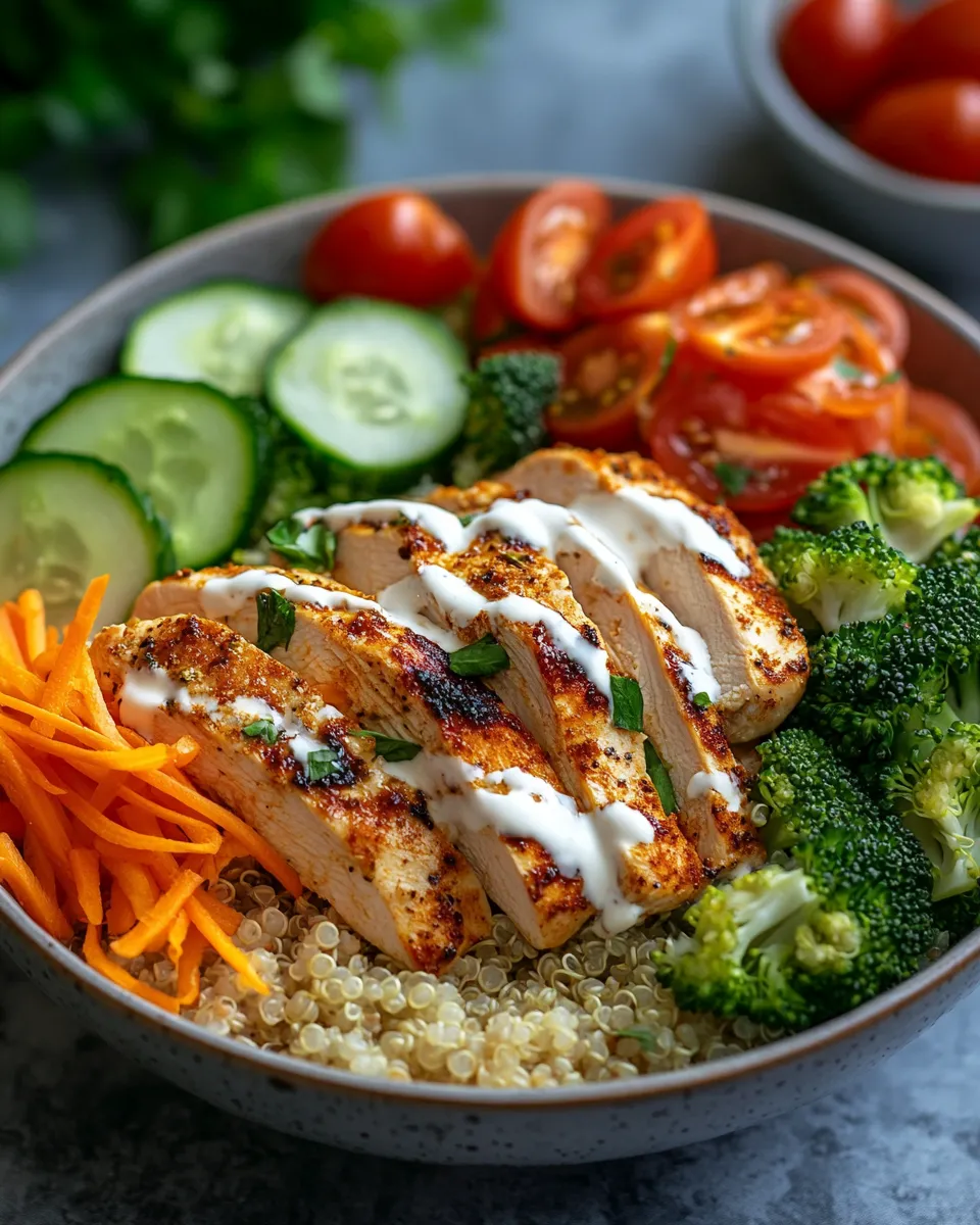 Healthy Chicken Meal Prep Bowls