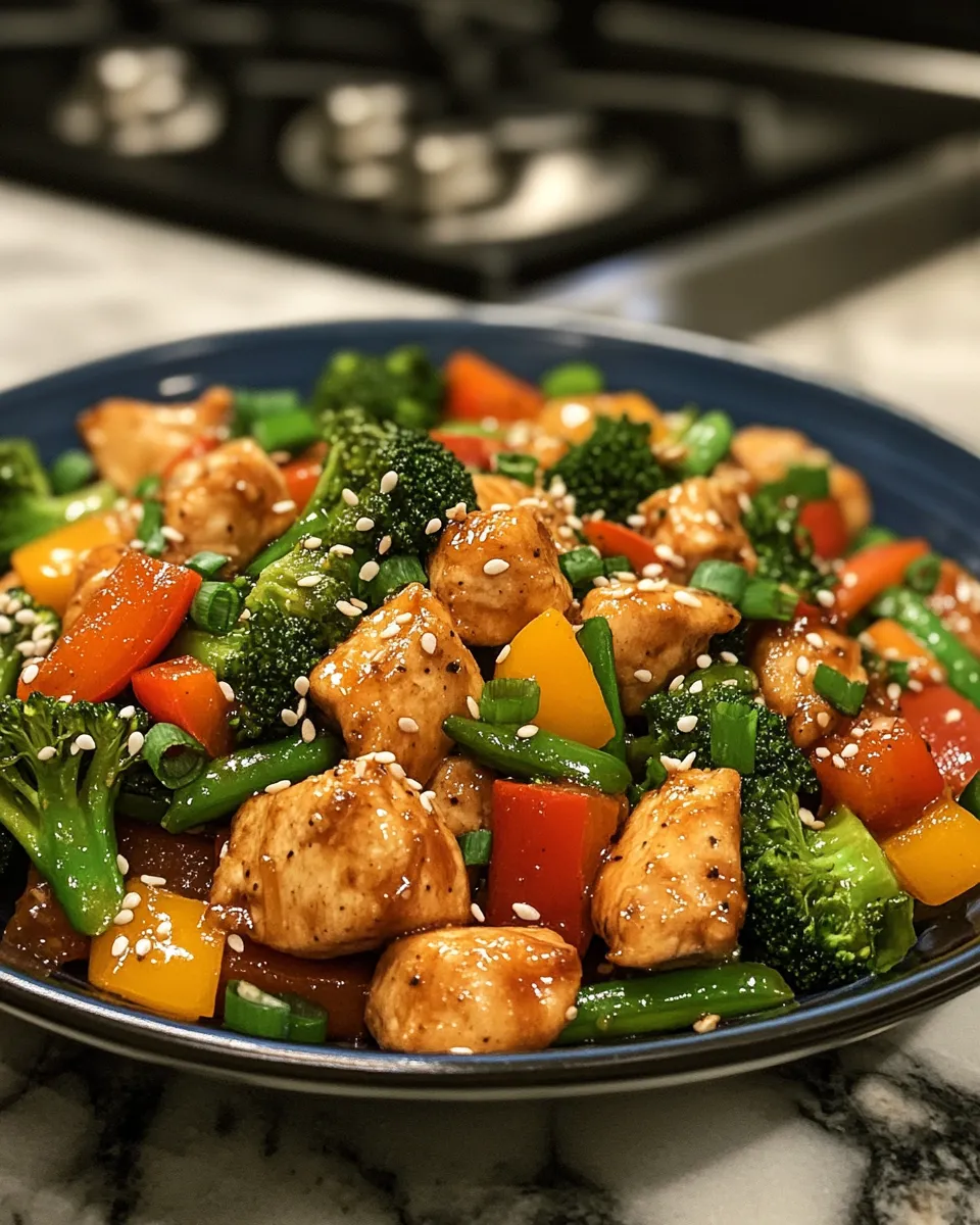 Healthy Chicken Stir Fry Dinner