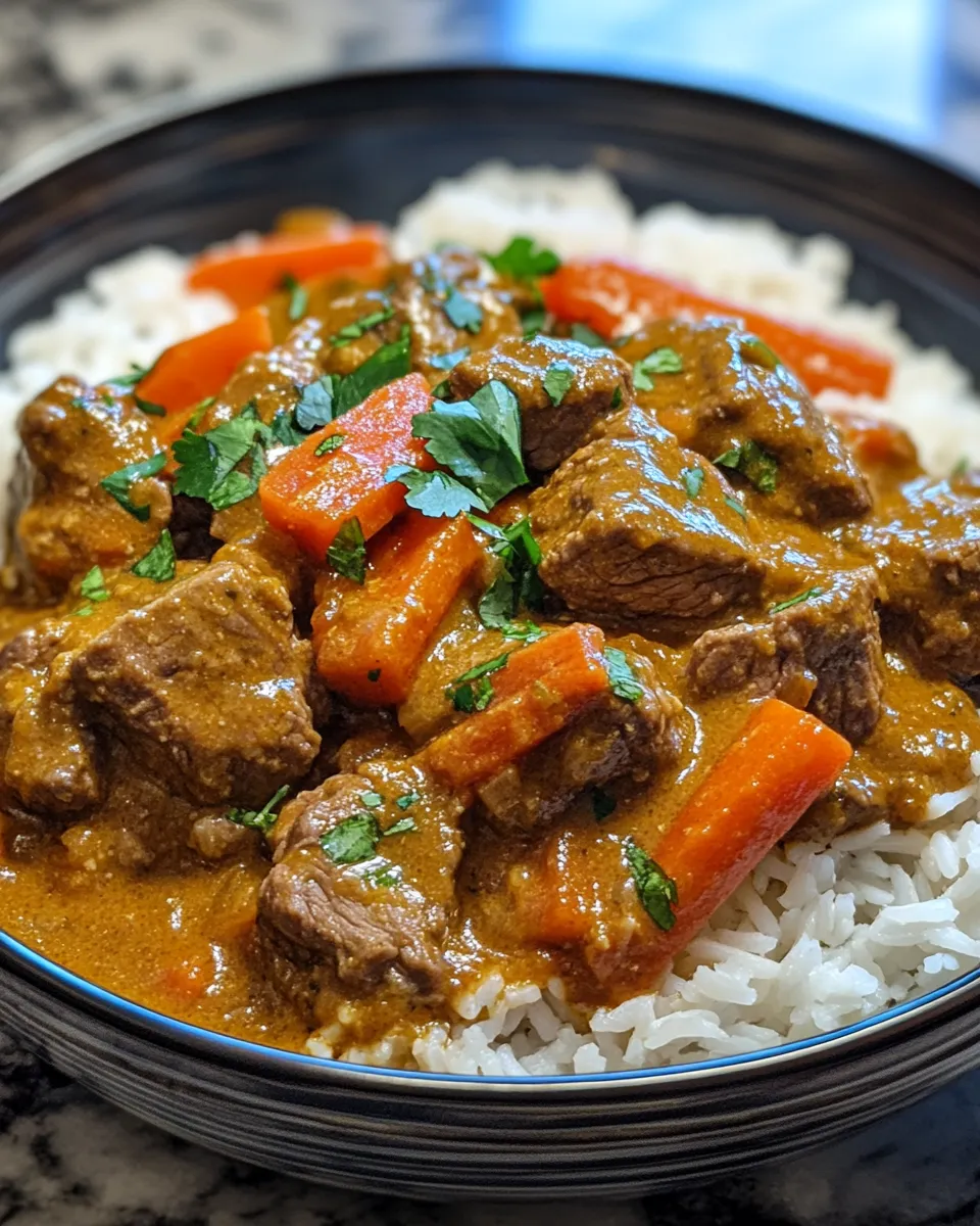 Heavenly Slow Cooker Beef Coconut Curry: A Creamy Curry Dream
