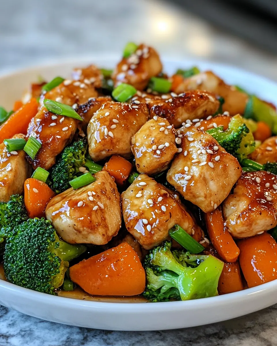 Ultimate Healthy Honey Garlic Chicken and Veggies