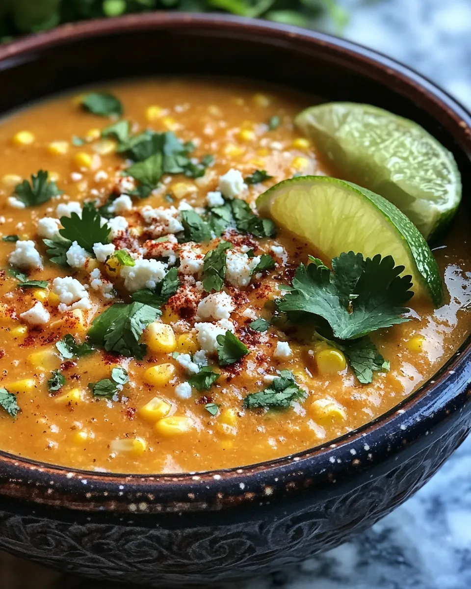 Addictive Mexican Street Corn Soup (Crockpot)