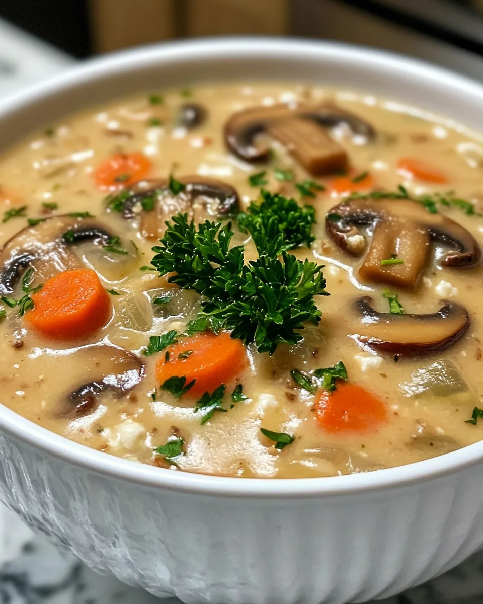 Heavenly Cottage Cheese Mushroom Soup Rich Savory Comfort