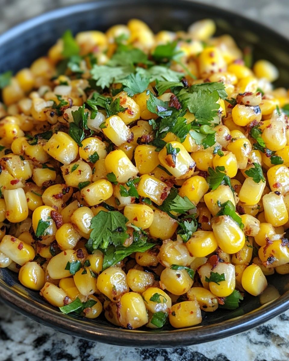 Easy Skillet Corn Side Dish