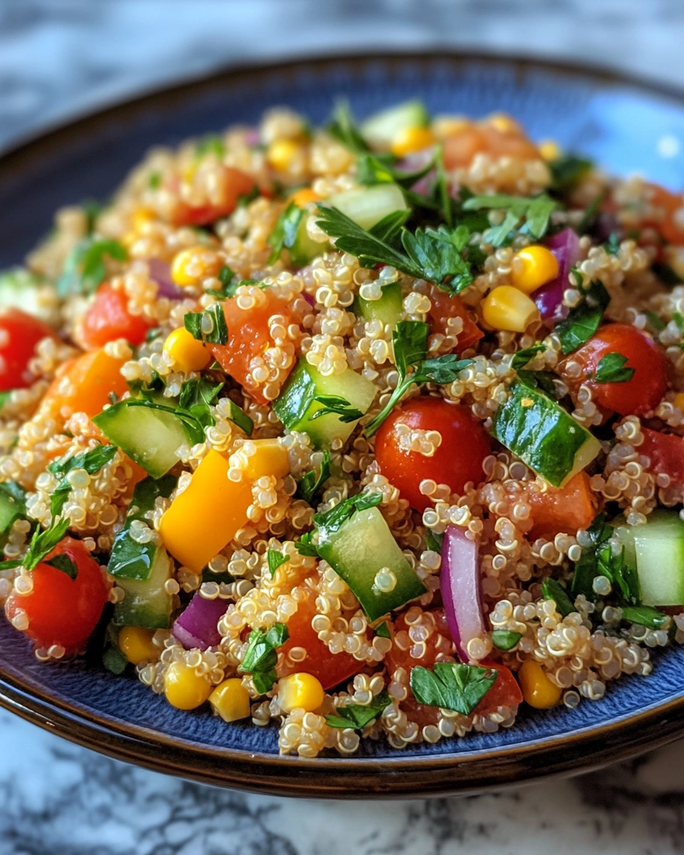 Quinoa Summer Salad with Veggies