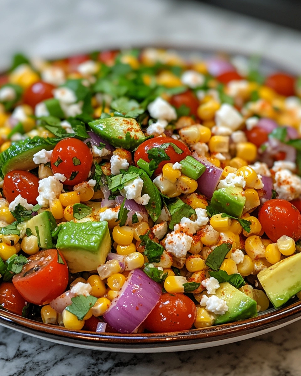 BBQ Corn Salad – A Fresh, Smoky Side Dish for Any Occasion