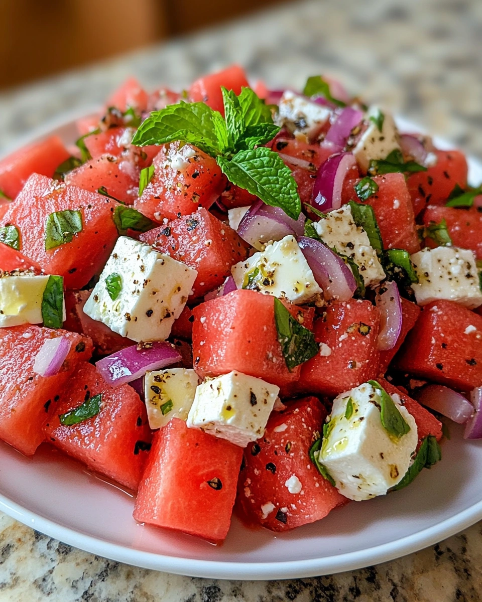 Watermelon Feta Salad: A Refreshing Summer Delight
