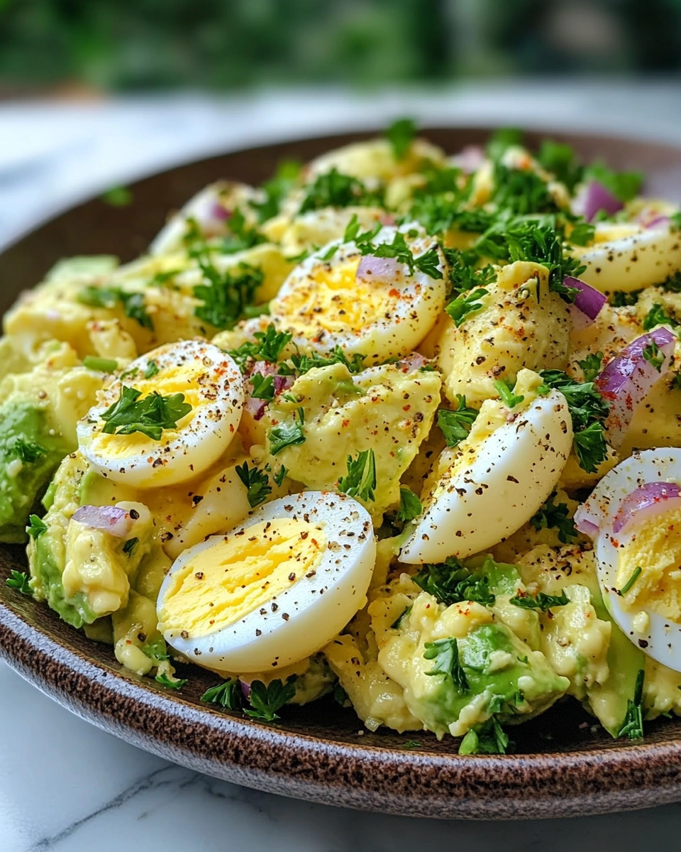 Avocado Egg Salad (Healthy)
