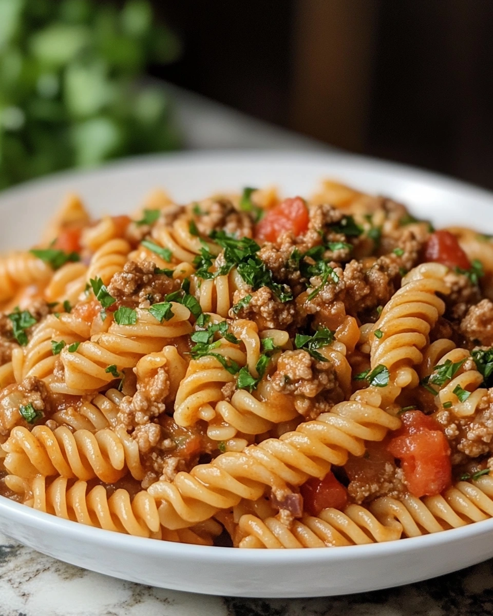 Ground Turkey Pasta with Tomato Cream Sauce: A Comforting Weeknight Classic