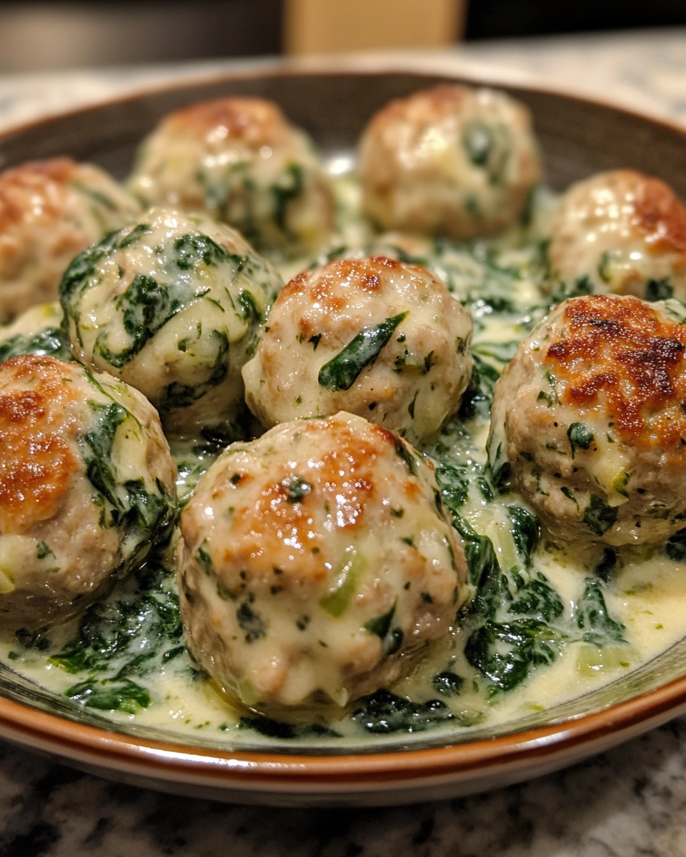 Creamy Spinach Turkey Meatballs: A Comforting, Flavor-Packed Family Favorite