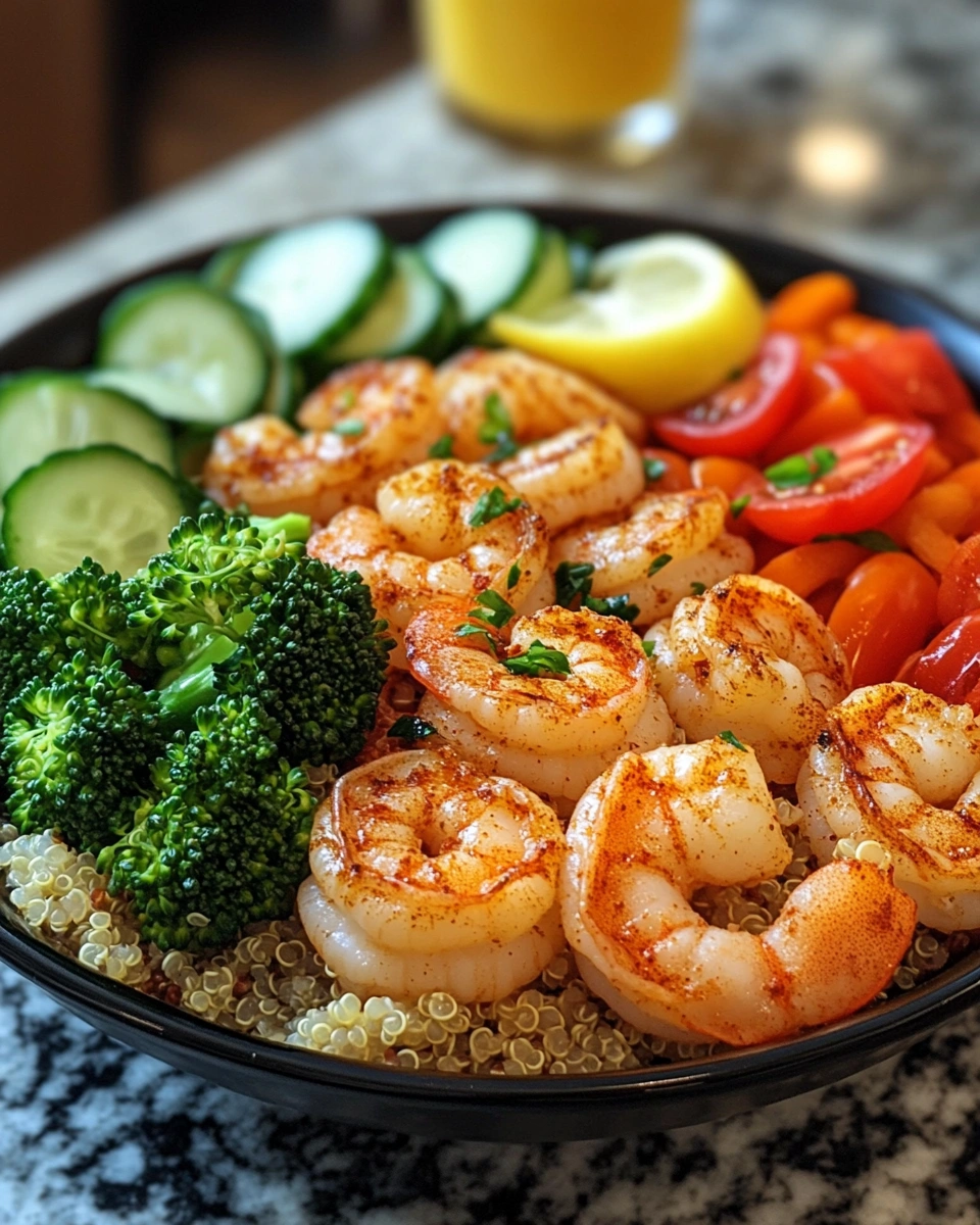 Healthy Shrimp Bowl for Weight Loss (Meal Prep Friendly)