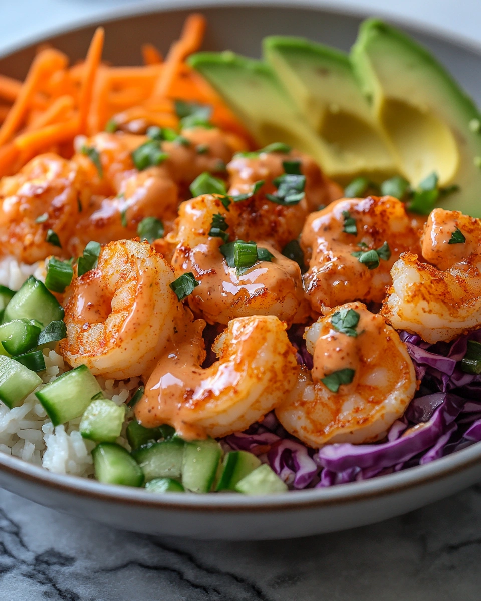 Bang Bang Shrimp Healthy Bowl (Air Fryer Version)