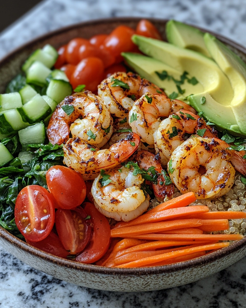 Pescatarian Shrimp Bowl for a Balanced Diet