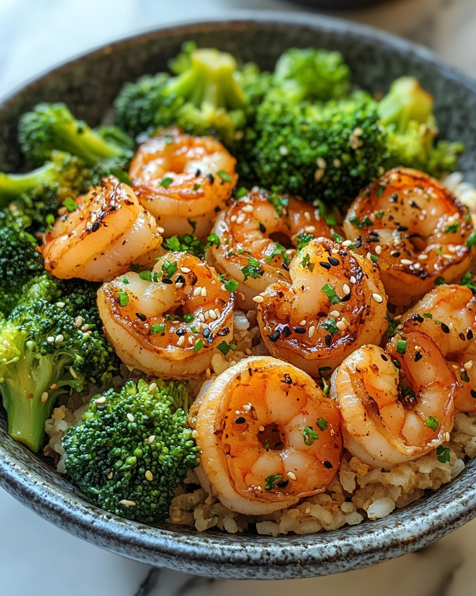 30g Protein Shrimp & Broccoli Meal Prep Bowl