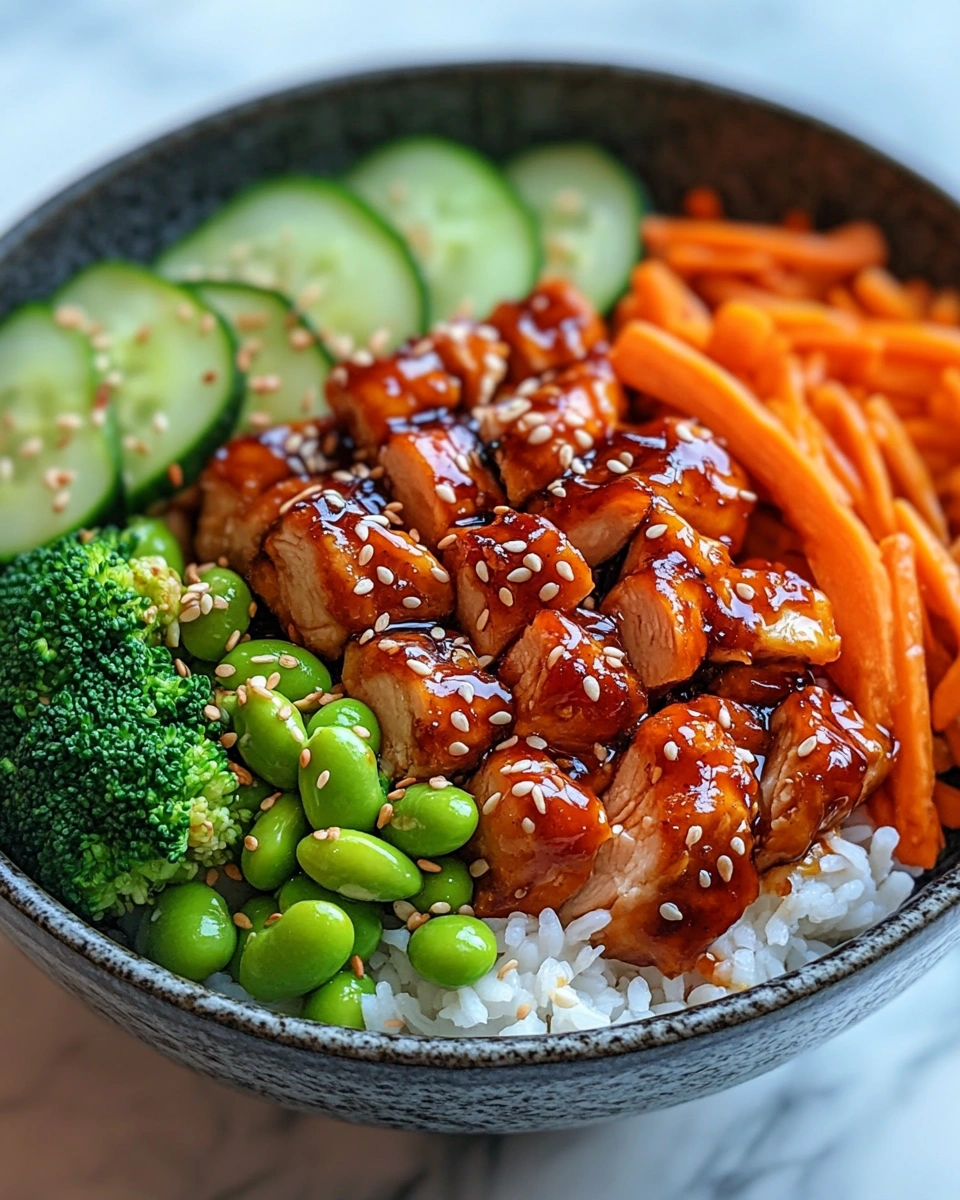 Sweet and Spicy Firecracker Chicken Bowl