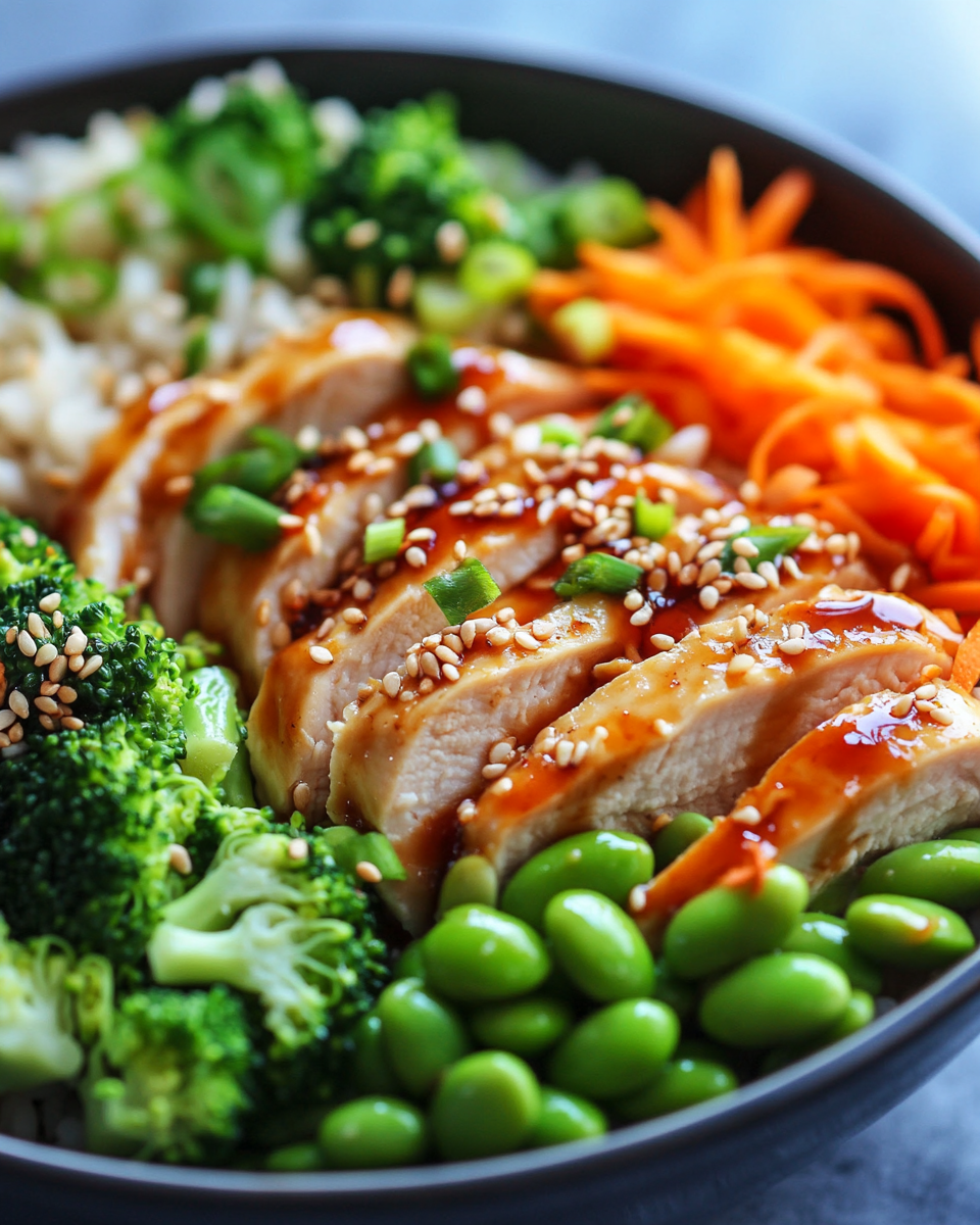 Easy Chicken & Broccoli Protein Bowl with Garlic Sauce – The Best Meal Prep You’ll Ever Try