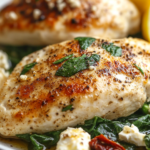 Easy Mediterranean Spinach Feta Chicken – The Best Mediterranean Feta Chicken You’ll Ever Try