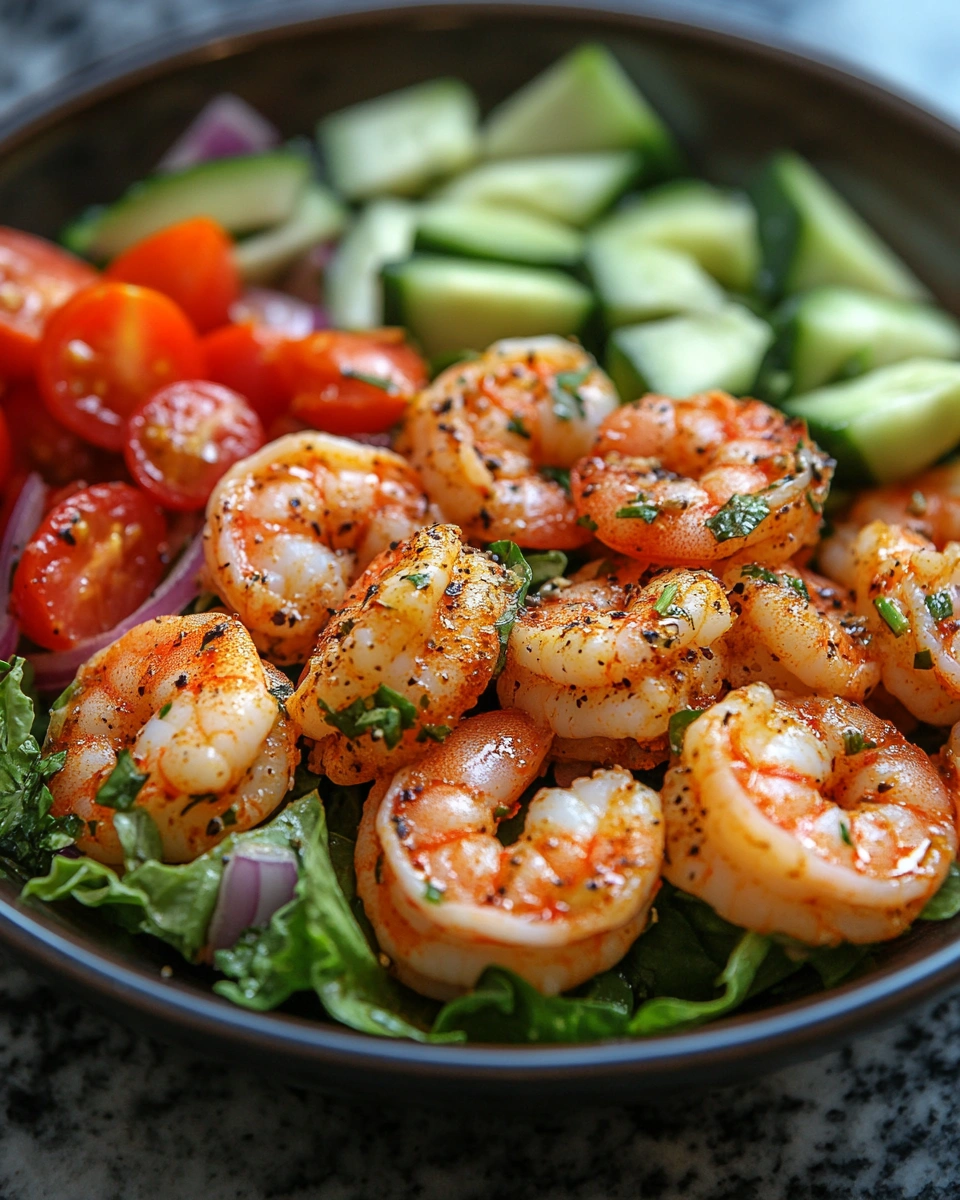 Shrimp Avocado Salad Bowl