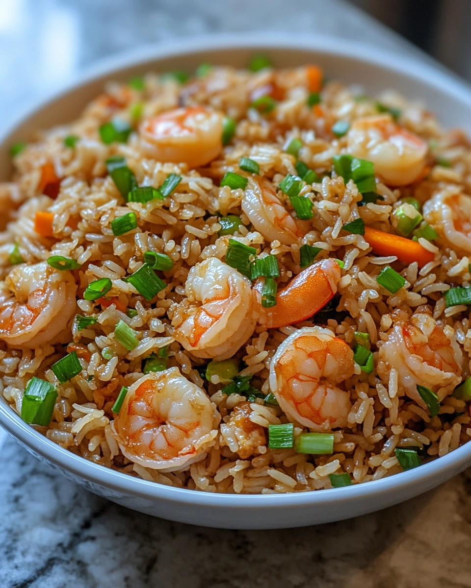 Shrimp Fried Rice (Healthy Version): A Flavorful, Light Take on a Classic Favorite