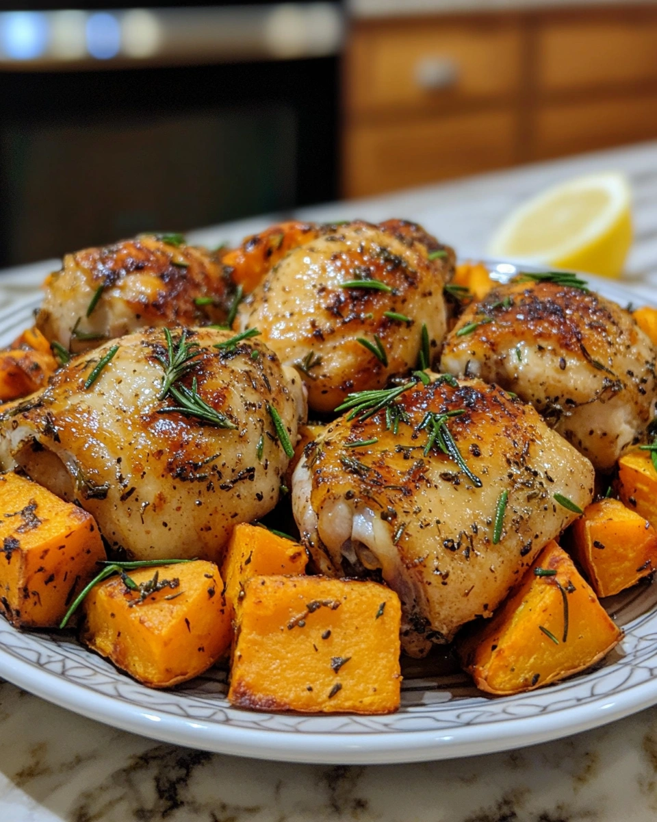 One-Pan Herb Chicken with Sweet Potatoes: A Comforting, Flavor-Packed Dinner