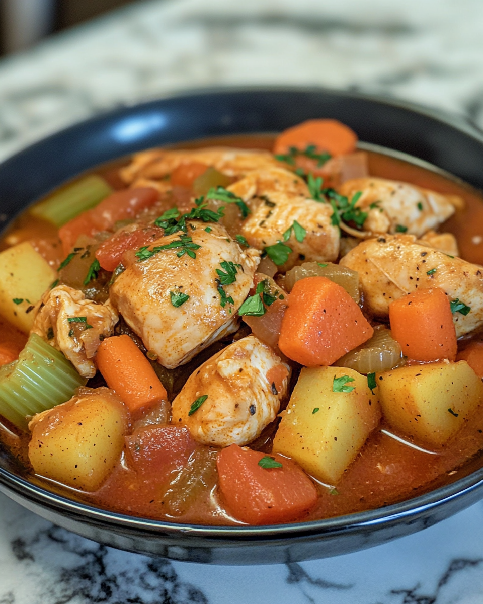 Easy Crockpot Chicken & Veggie Stew – The Best Crockpot Chicken & Veggie Stew You’ll Ever Try