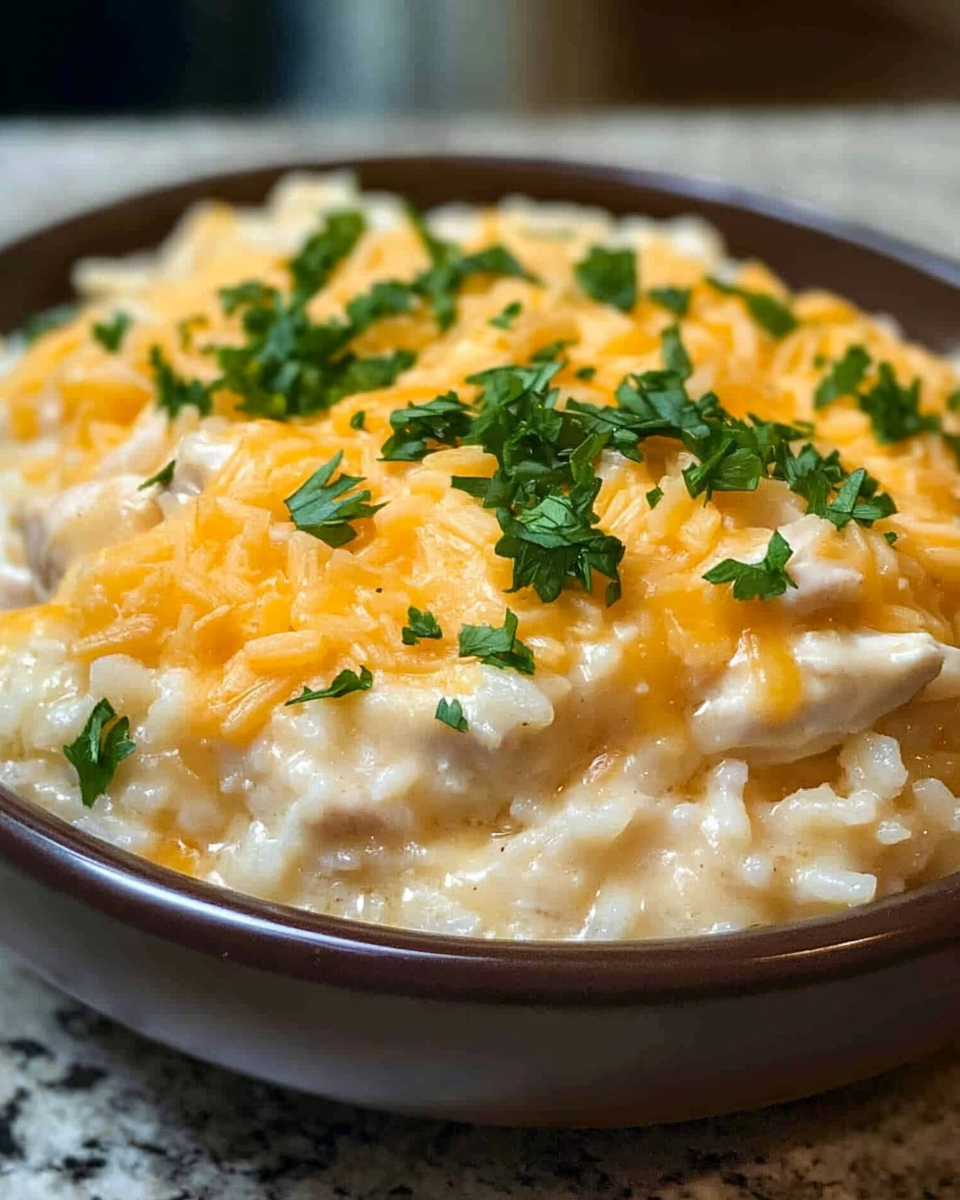 Crockpot Cheesy Chicken Rice – The Best Crockpot Cheesy Chicken Rice You’ll Ever Try