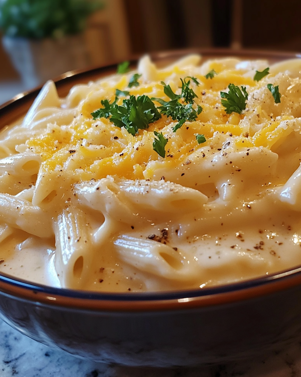 Easy Crockpot Cheesy Pasta Recipe